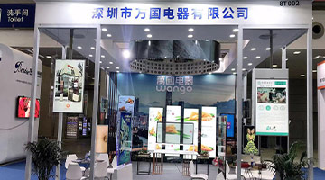 Double-sided advertising machine, extremely fast experience, double-sided advertising machine unveiled at 2020 Shenzhen Wenxin International Exhibition